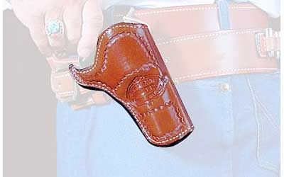 Desantis Gunhide 83 Doc Holiday Cross Draw Right-Hand Belt Holster for Colt Single Action Army in Tan Lined (4.75") - 083TC54Z0
