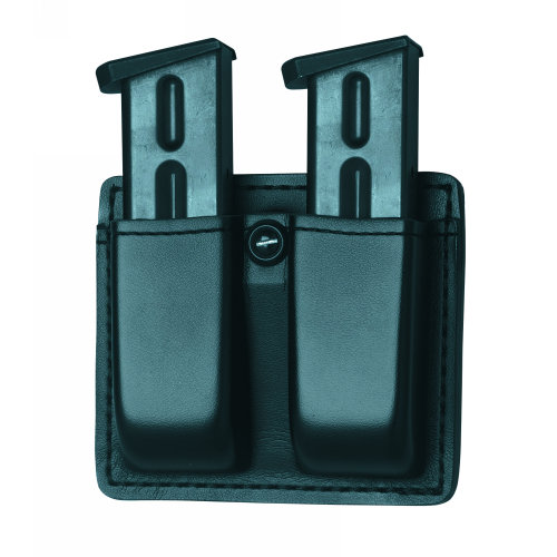 Double Magazine Pouch  Double Magazine Pouch Black Finish BERETTA 92, 96, 98, Brigadier, Centurion, Compact (notTypeM), Cougar; BROWNING High Power 9mm, .40; GLOCK 17,19,22, 23,31, 32,34, 35,36; H&K USP9,.40,Compact 9,.40,.357, P2000, P2000SK, P30; RUGER