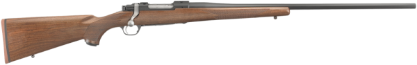 Ruger M77 Hawkeye Standard 7mm Remington Magnum 2-Round 24" Bolt Action Rifle in Blued - 37122