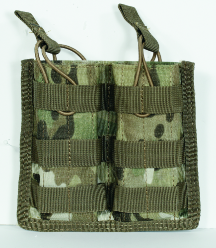 M4/M16 Open Top Mag Pouch w/ Bungee System Color: Multicam Magazine Capacity: Double