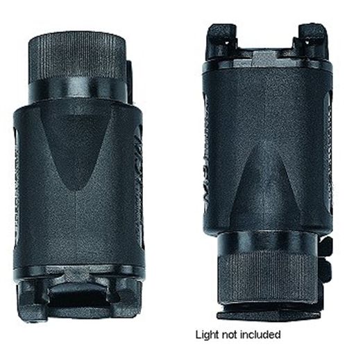 Uncle Mike's Tactical Light Holder 5030-1 Kydex in Black Smooth Kydex - 5030