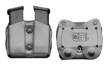 Desantis Gunhide Double Magazine Pouch Magazine Pouch in Black Leather -