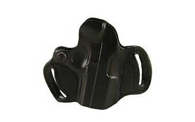 Desantis Gunhide 86 Mini Slide Right-Hand Belt Holster for Glock 43 in Black Leather - 086BA8BZ0