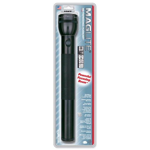 MagLite S4D015 Flashlight in Black (12.8") - S4D015