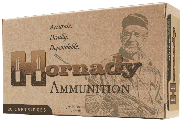 Hornady Match 8mm Mauser Boat Tail Hollow Point, 196 Grain (20 Rounds) - 82298