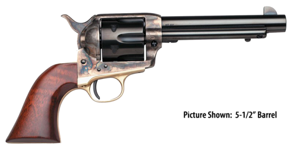 Taylors & Co 1873 Cattleman .357 Remington Magnum 6-Shot 4.8" Revolver in Blued (Ranch Hand) - 440
