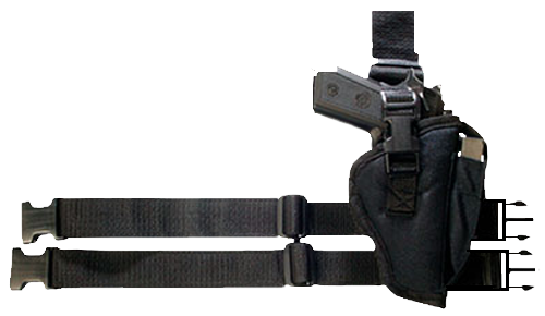 Bulldog WTAC8R Tactical Holster Large Black Knit Fabric - WTAC8R
