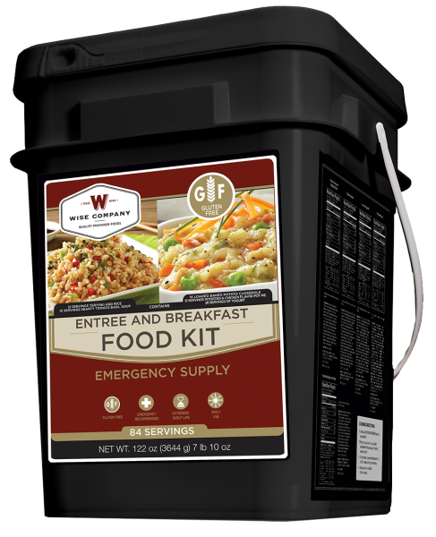 Wise Foods WFG01184 Grab N Go Gluten Free Dehydrated/Freeze Dried