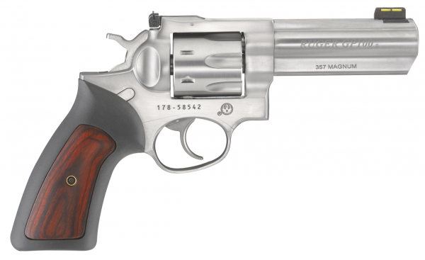 Ruger GP100 Standard .357 Remington Magnum 7-round 4.20" Revolver in Satin Stainless Steel - 1771