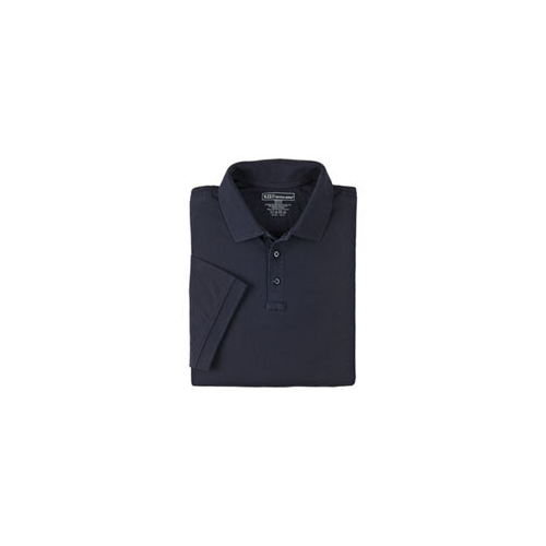 5.11 Tactical Tactical Men's Short Sleeve Polo in Black - Small