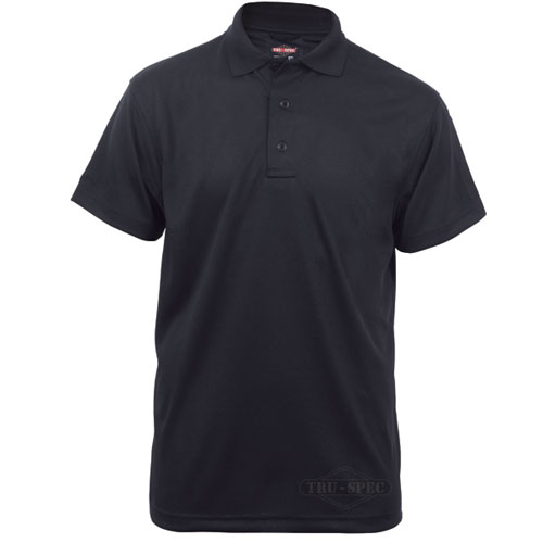 Tru Spec 24-7 Men's Short Sleeve Polo in Black - X-Large