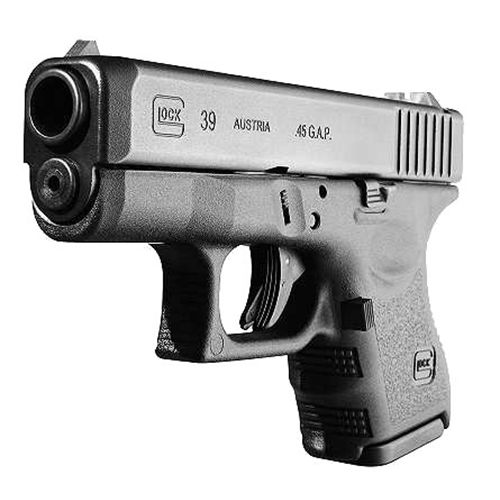 Glock 39 .45 Glock 6+1 3.46" Pistol in Matte Black (Gen 3) - PI3950201