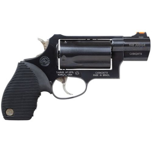 Taurus Judge Tracker Public Defender .410/.45 Long Colt 5-Shot 2" Revolver in Blued (Judge Public Defender) - 2441031TC