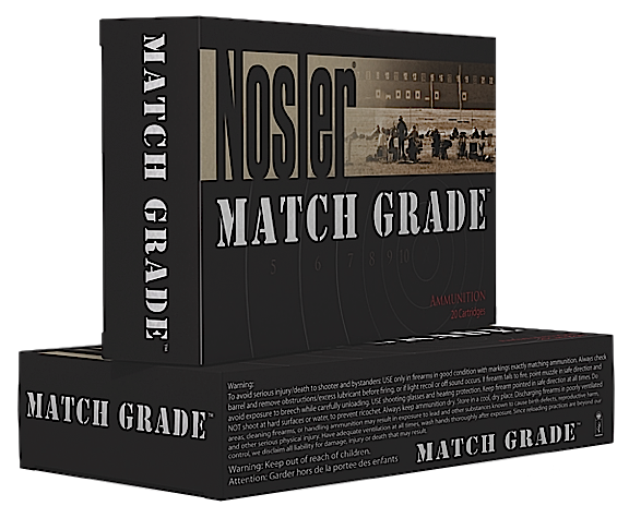 Nosler Bullets Trophy MTC .308 Winchester/7.62 NATO Custom Competition, 175 Grain (20 Rounds) - 60072