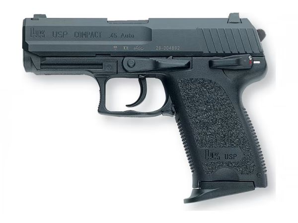 Heckler & Koch (HK) USP Compact V7 LEM .45 ACP 8+1 3.78" 1911 in Black - 81000346