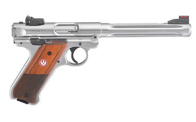 Ruger Mark IV .22 Long Rifle 10+1 6.88" Pistol in Stainless Steel (Hunter) - 40118