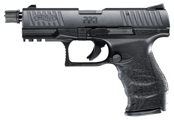 Walther PPQ 22 Tactical .22 Long Rifle 10+1 4.6" Pistol in Tenifer Black - 5100304