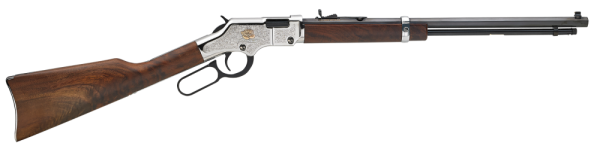 Henry Repeating Arms Engraved American Beauty .22 Short/.22 Long Rifle 21-Round 20" Lever Action Rifle in Blued - H004AB
