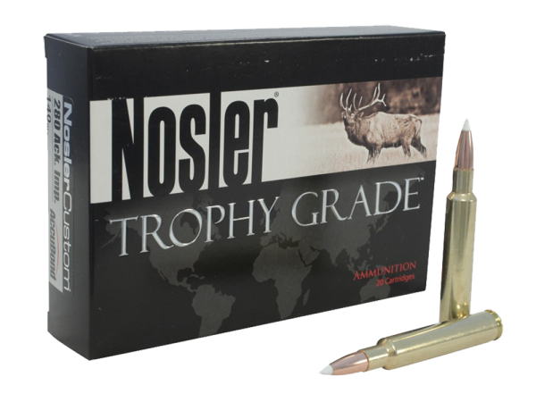 Nosler Bullets Custom Trophy Grade .26 Nosler AccuBond, 140 Grain (20 Rounds) - 60014