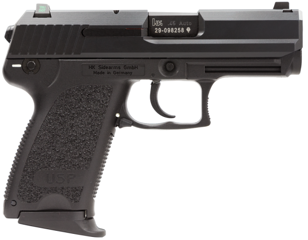 Heckler & Koch (HK) USP45C .45 ACP 8+1 3.8" Pistol in Polymer (Compact V1) - 704531LEA5