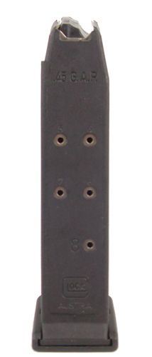 Glock .45 Glock 8-Round Polymer Magazine for Glock 38 - MF38008