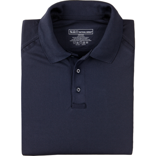 5.11 Tactical Performance Men's Short Sleeve Polo in Dark Navy - 5X-Large
