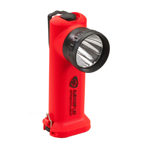 Streamlight Survivor LED- Rechargeable Charger: AC/DC Steady Charge Color: Orange