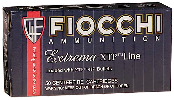 Fiocchi Ammunition 9mm XTP Jacket Hollow Point, 115 Grain (25 Rounds) - 9XTP25