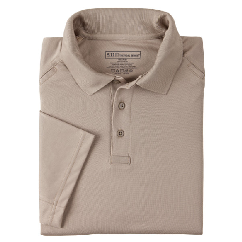 5.11 Tactical Performance Men's Short Sleeve Polo in Silver Tan - 3X-Large