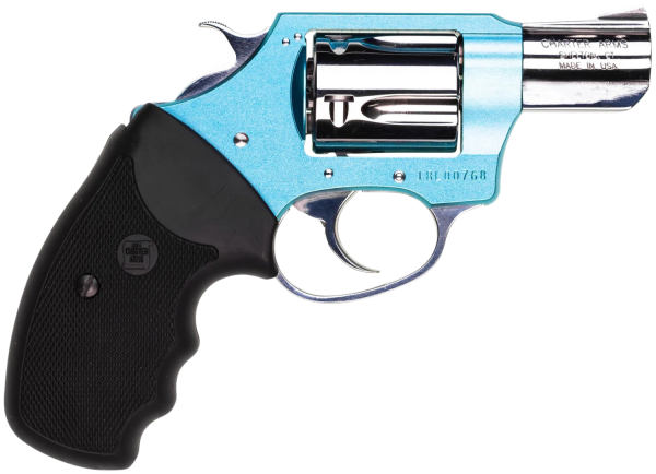 Charter Arms Undercover .38 Special 5-Shot 2" Revolver in Tiffany Blue/Stainless Steel (Blue Diamond) - 53879