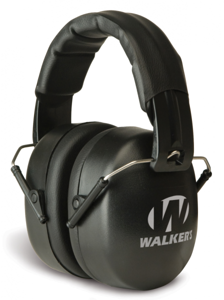 Walkers Game Ear GWPEXFM3 Passive EXT Range Earmuff Black