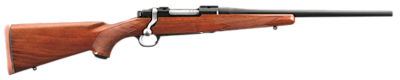 Ruger M77 Hawkeye Compact 7mm-08 Remington 4-Round 16.5" Bolt Action Rifle in Blued - 37140