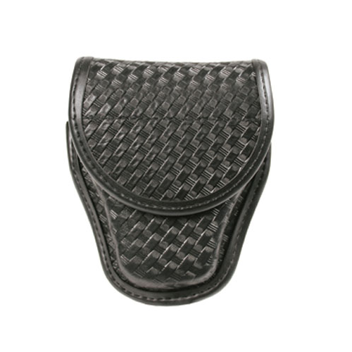 Blackhawk Handcuff Pouch in Black Molded Nylon Basket Weave - 44A100BW