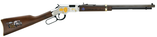 Henry Repeating Arms Golden Boy EMS Tribute Edition .22 Long Rifle 21-Round 20" Lever Action Rifle in Blued - H004EMS