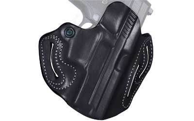 Desantis Gunhide 2 Speed Scabbard Right-Hand Belt Holster for Smith & Wesson J-Frame in Black Leather -