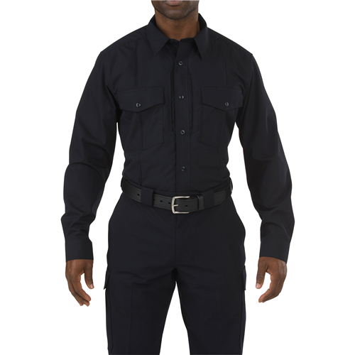 5.11 Tactical Stryke Men's Long Sleeve Uniform Shirt in Midnight Navy - 2X-Large