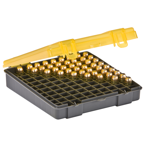 Handgun Ammo Case holds 100 rounds of .45 ACP, .40 S&W and 10mm Caliber Bullets