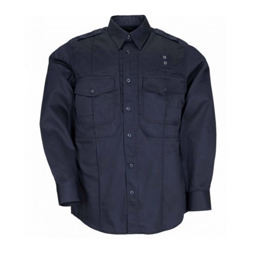 5.11 Tactical PDU Class B Men's Long Sleeve Uniform Shirt in Dark Navy - Small