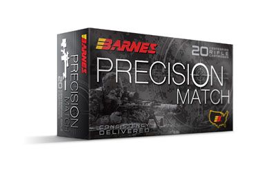Barnes Bullets Precision Match .223 Remington/5.56 NATO Open Tip Match, 69 Grain (20 Rounds) - 30846