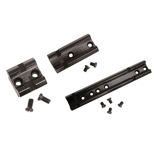 Weaver Matte Black Top Mount Base 48443