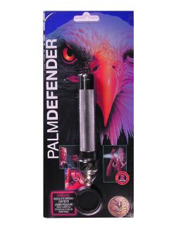 Asp Palm Defender Pepper Spray, 1.8 Oz., With Heat, Pewter Finish 54952