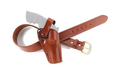 Galco International Dual Action Outdoorsman Right-Hand Belt Holster for Smith & Wesson Governor in Tan (2.75") - DAO308