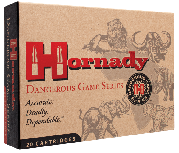 Hornady Dangerous Game Solid .500-416 Nitro Express Dangerous Game Solid, 400 Grain (20 Rounds) - 82682