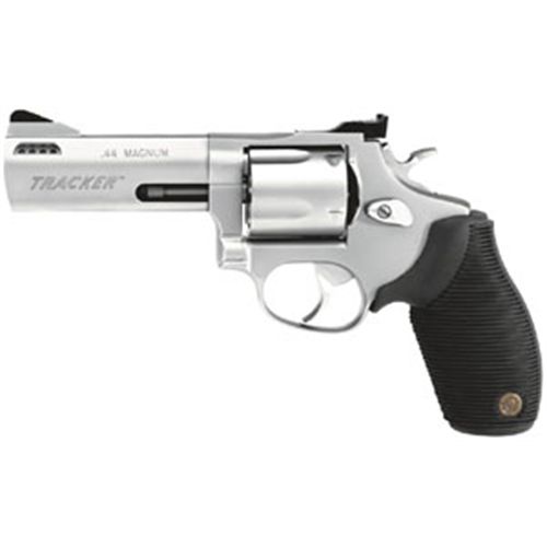 Taurus Tracker .44 Remington Magnum 5-Shot 4" Revolver in Stainless (Model 44) - 2440049TKR