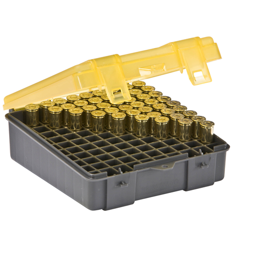 Handgun Ammo Case holds 100 rounds of .357 Mag, .38 Special and .38 S&W Caliber Bullets