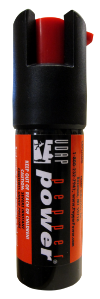 UDAP 2VC Pepper Spray Stream Spray .4oz/11g 10 Feet 10% OC Black