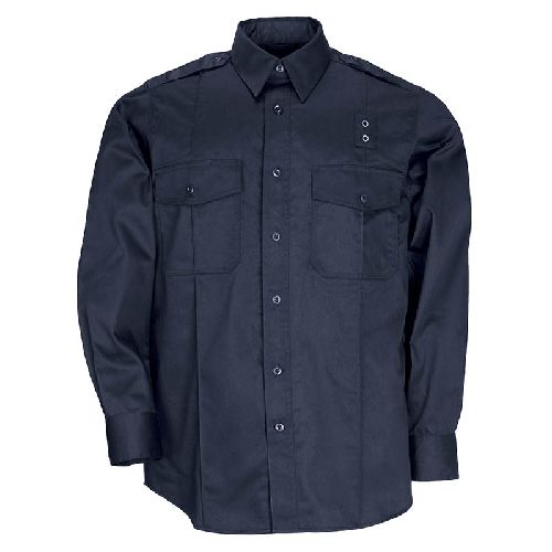 5.11 Tactical PDU Class A Men's Long Sleeve Uniform Shirt in Midnight Navy - 2X-Large