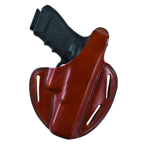 Shadow II Pancake-Style Holster Gun FIt: 21 / Browning / Hi-Power 21 / Colt / Delta Elite, Gold Cup, Government 21 / Llama / Ixa 21 / Para Ordnance / P14, P16 21 / S&W / 1911 21 / Springfield / 1911-A1 Hand: Right Hand Color: Plain Black - 18664