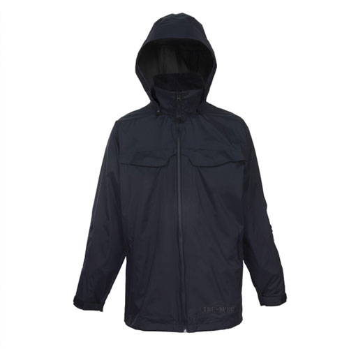 Tru Spec H2O Proof All Season Parka Men's Full Zip Coat in Black - X-Large
