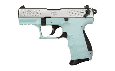 Walther P22 .22 Long Rifle 10+1 3.4" Pistol in Angel Blue Polymer (Rimfire *CA Compliant*) - 5120362
